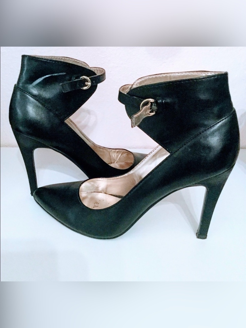 Women’s Nine West Black Heels Pumps Size 7.5
